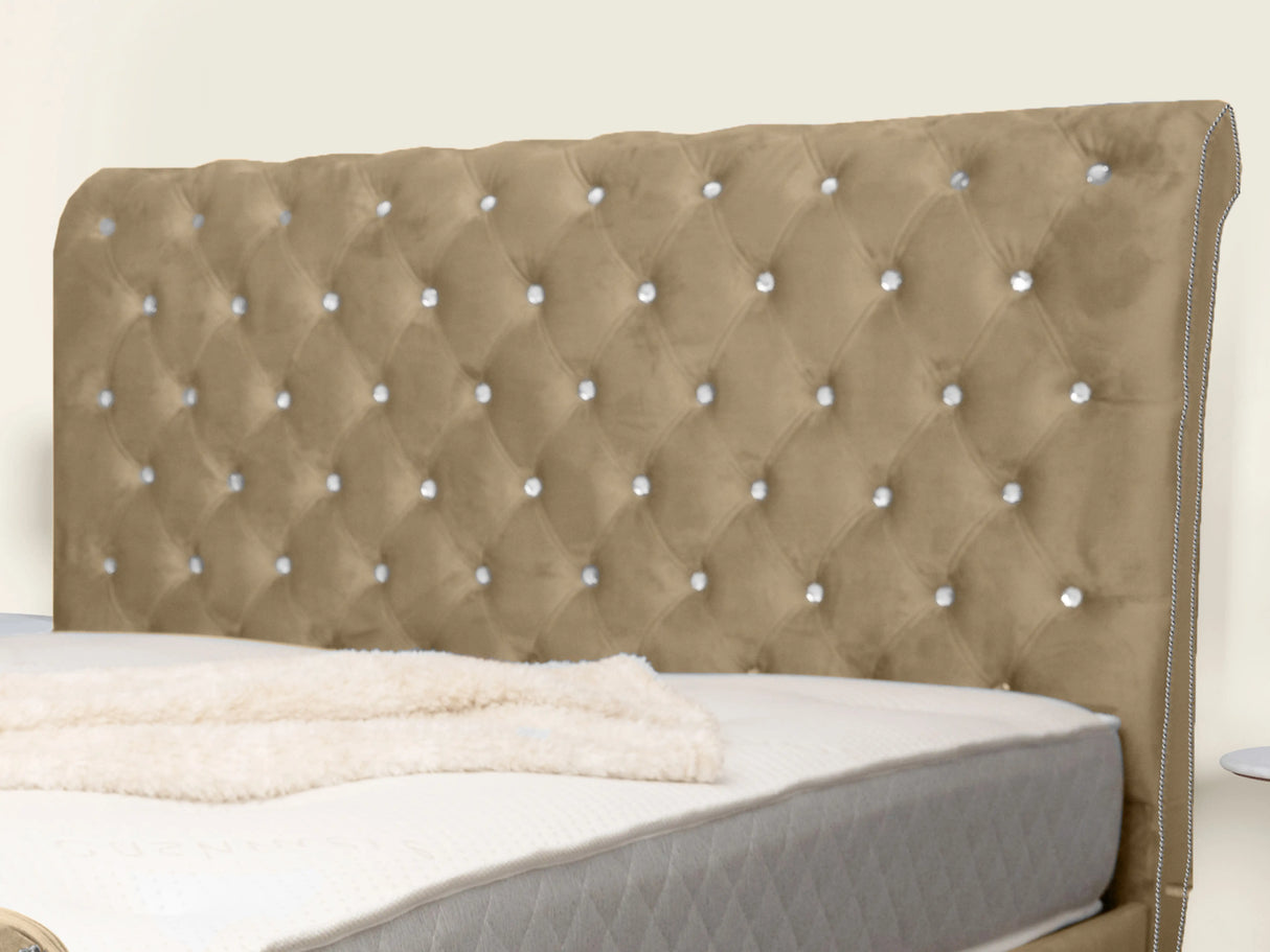 Swanzy Sleigh Upholstered Bed