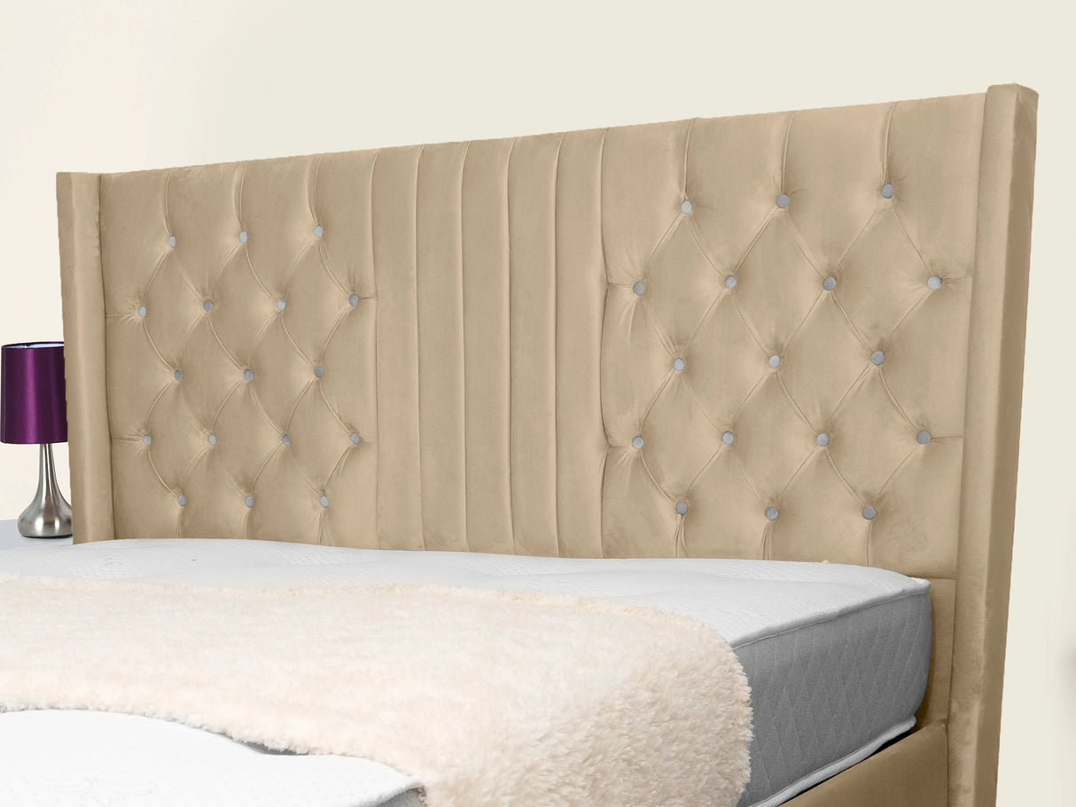Middleton Wingback Upholstered Bed