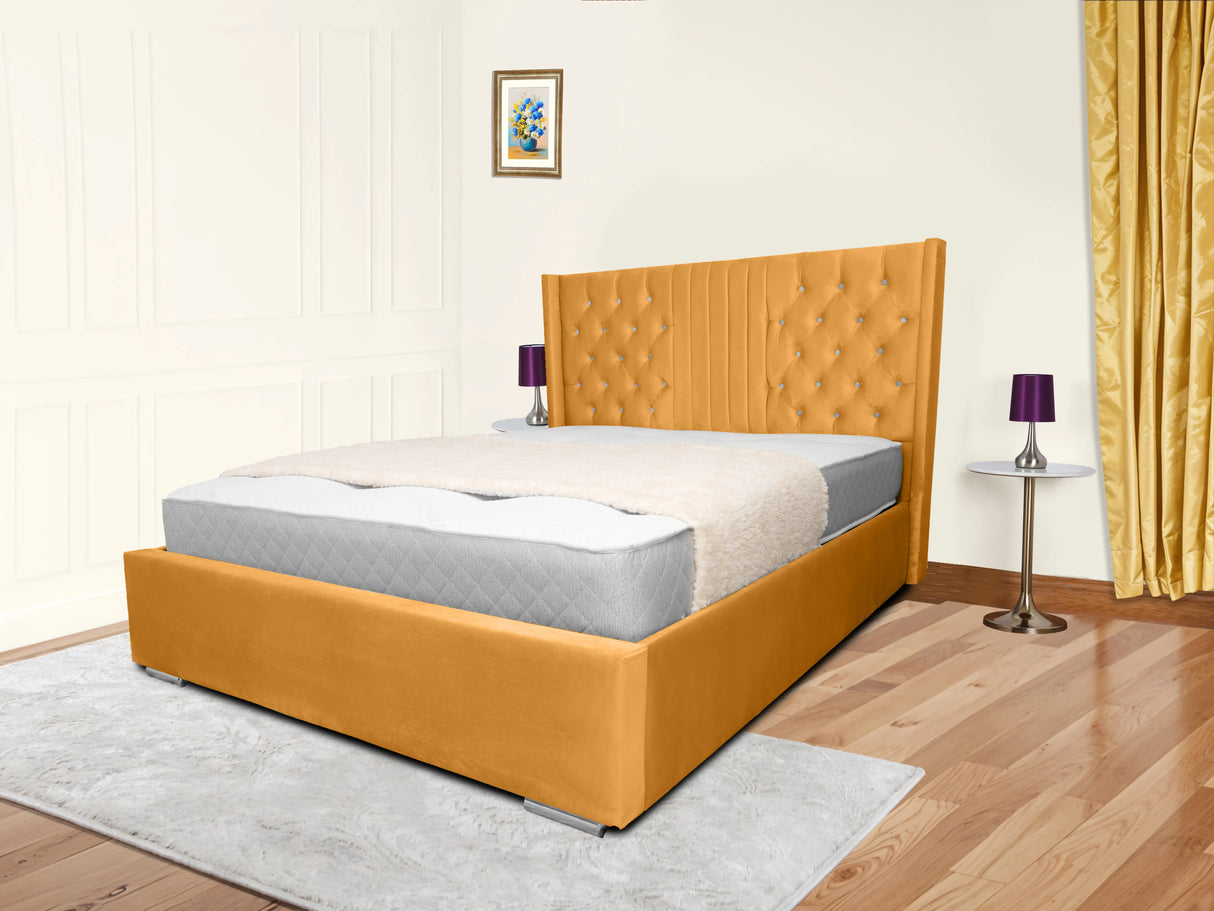 Middleton Wingback Upholstered Bed