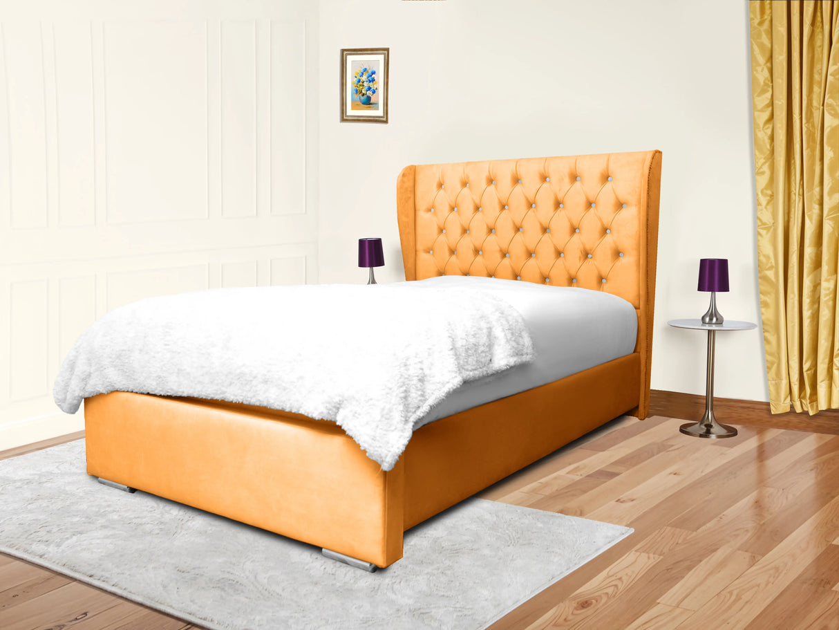 Cierra Wingback Upholstered Bed