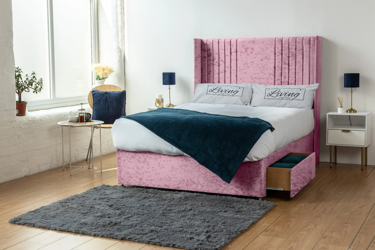 Skyline wingback Divan Bed