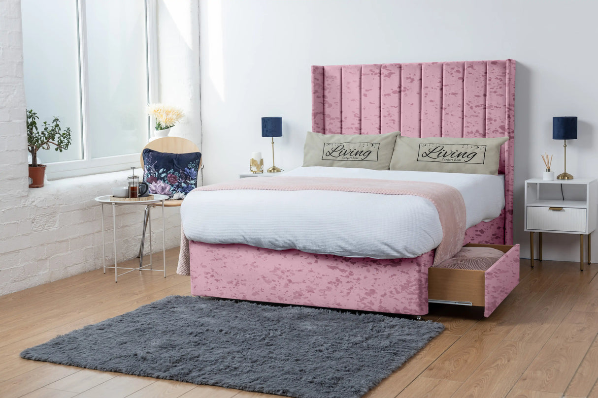 Bella Wingback Divan Bed