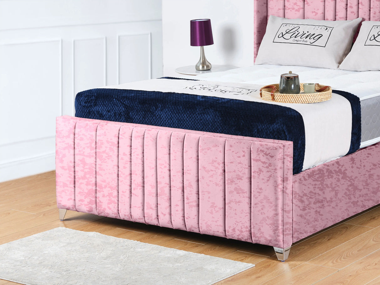 Balmoral Wingback Upholstered Bed