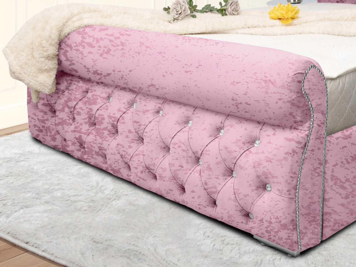Swanzy Sleigh Upholstered Bed