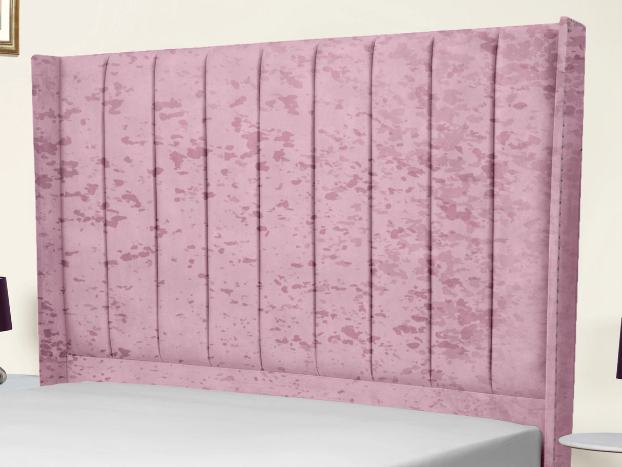 Sara Wingback Upholstered Bed