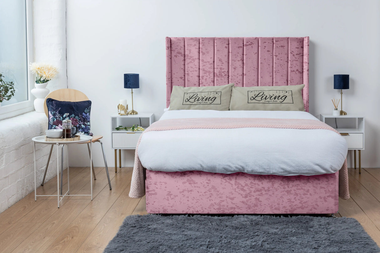 Bella Wingback Divan Bed