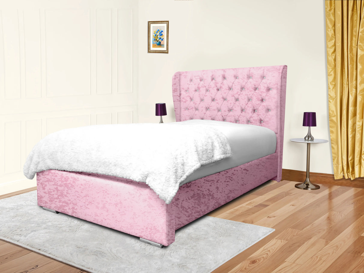 Cierra Wingback Upholstered Bed