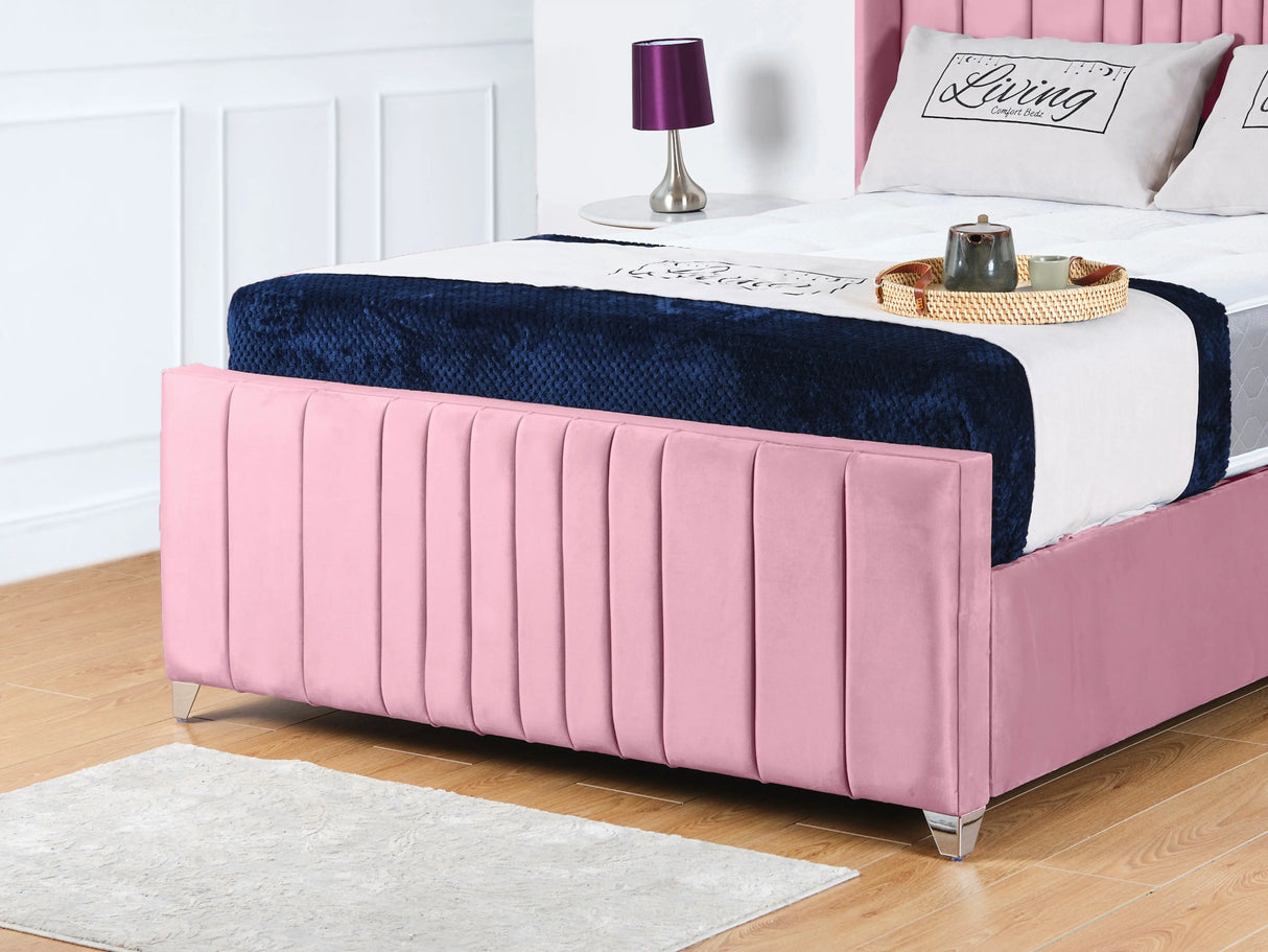 Balmoral Wingback Upholstered Bed