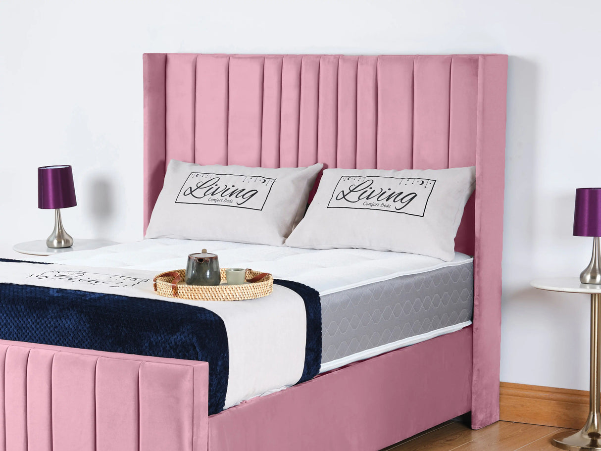 Balmoral Wingback Upholstered Bed