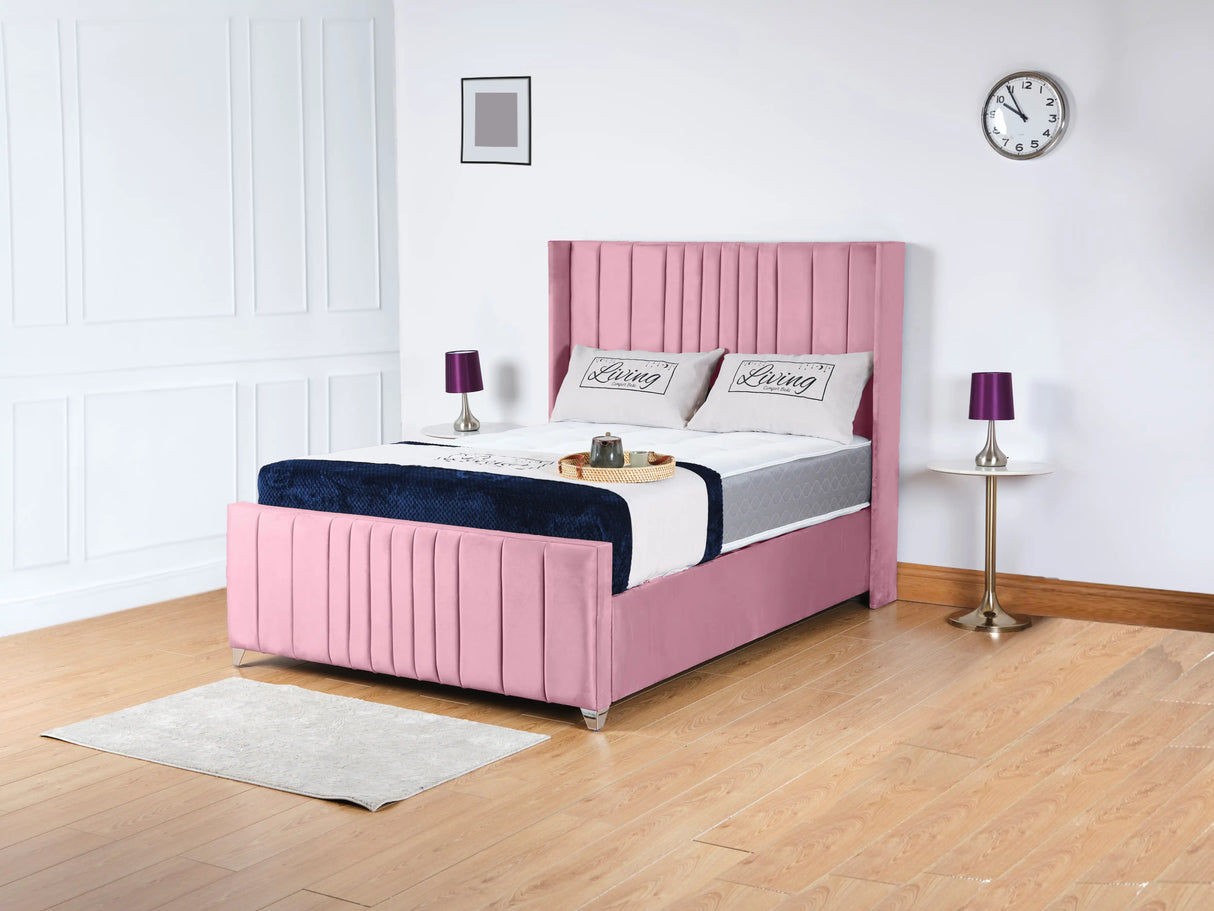 Balmoral Wingback Upholstered Bed