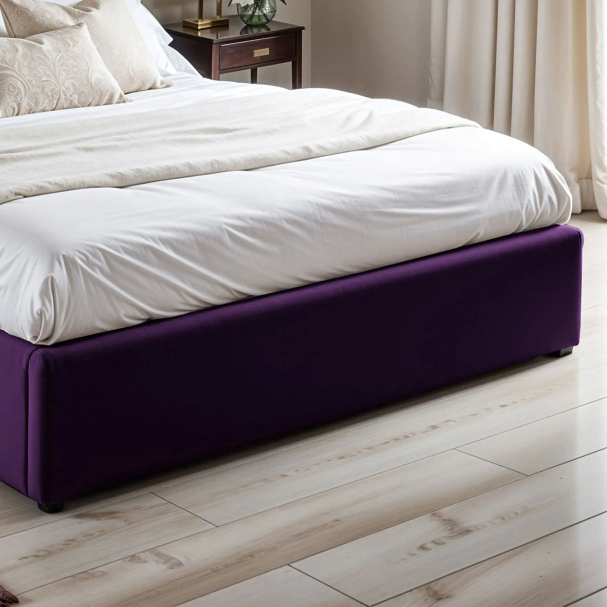 Barcelona Wingback Upholstered Bed