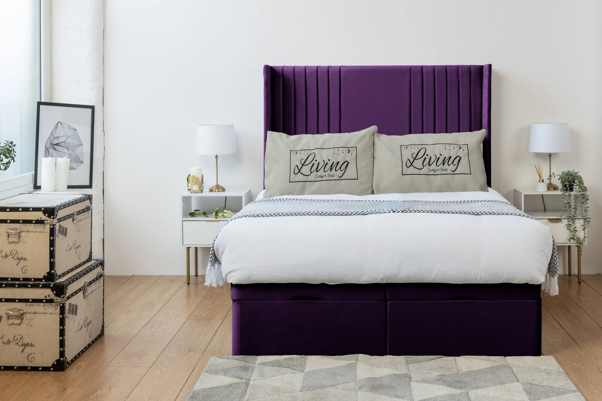 Luxor Wingback Ottoman