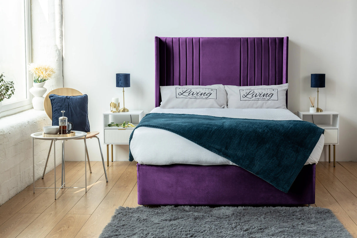 Skyline wingback Divan Bed