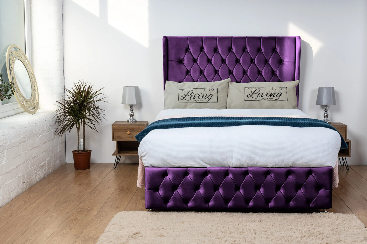 Luxor Wingback Divan Bed