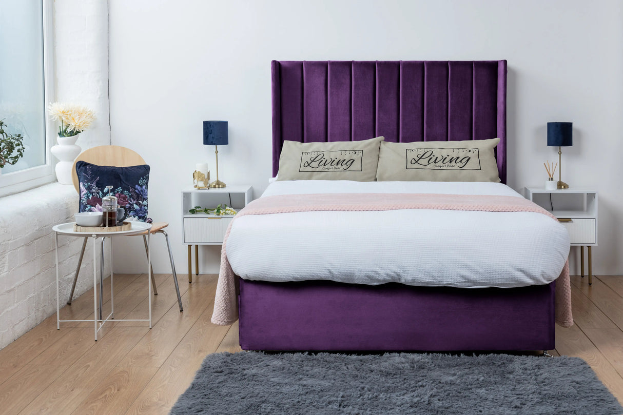 Bella Wingback Divan Bed