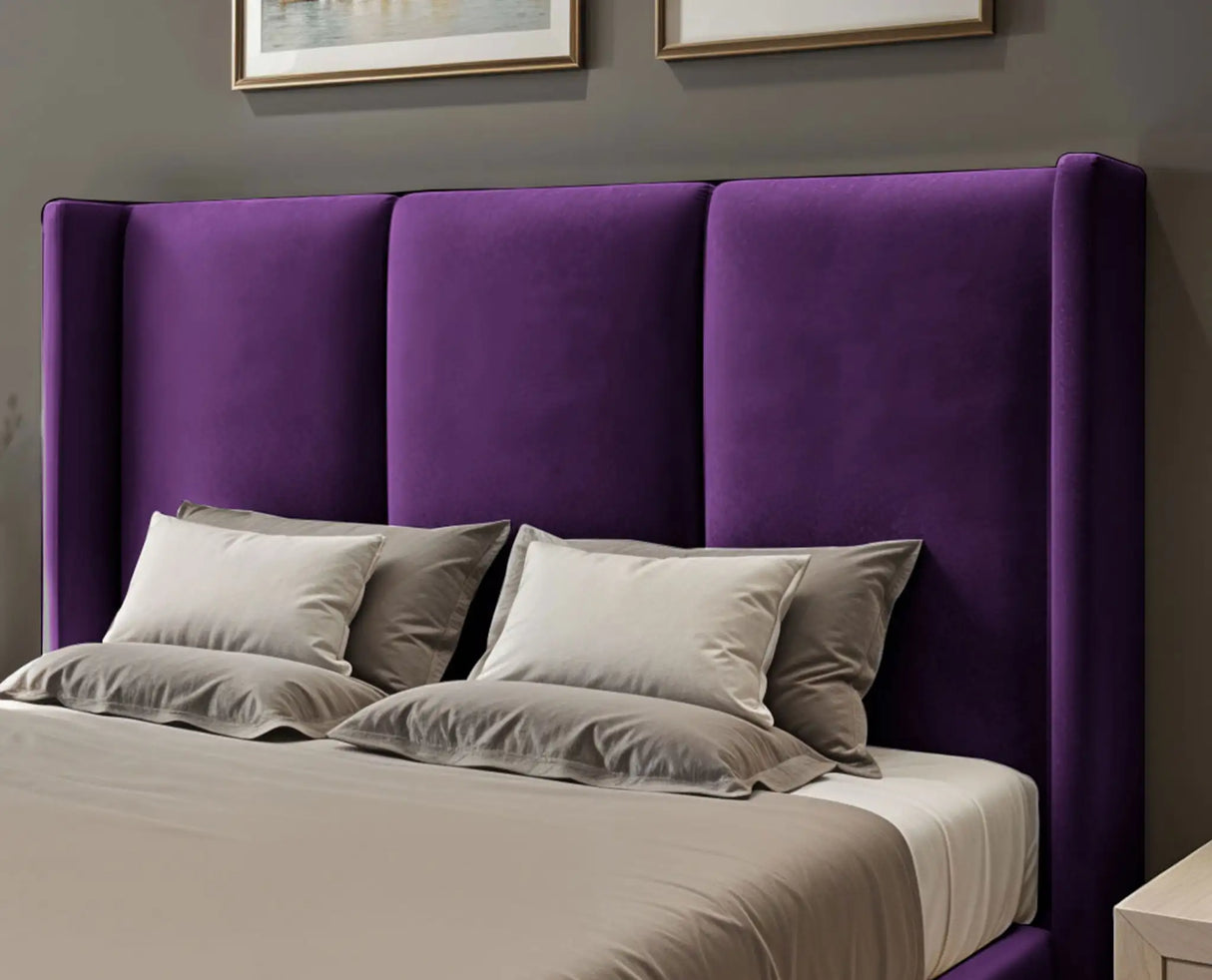 Miami wingback Upholstered Bed