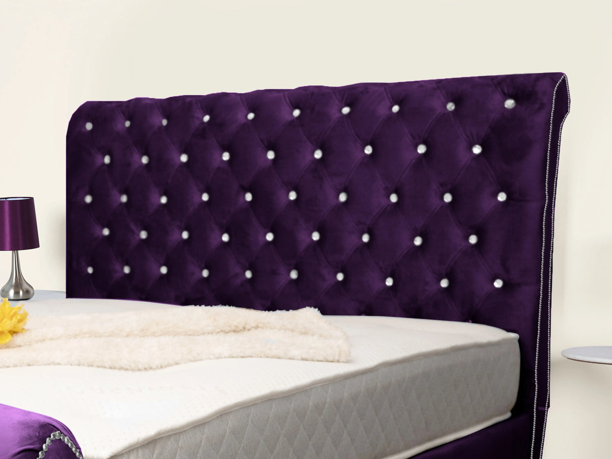 Swanzy Sleigh Upholstered Bed