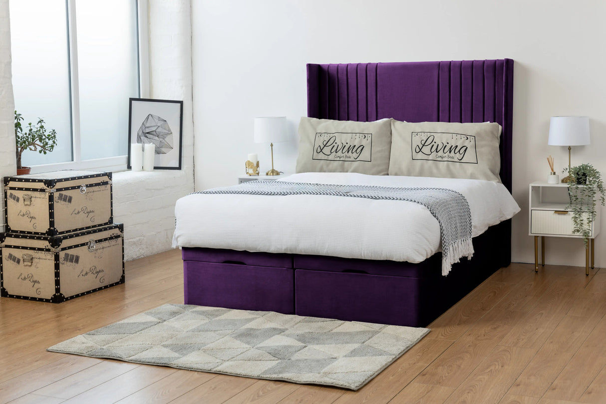 Luxor Wingback Ottoman