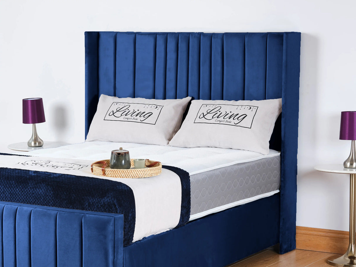 Balmoral Wingback Upholstered Bed