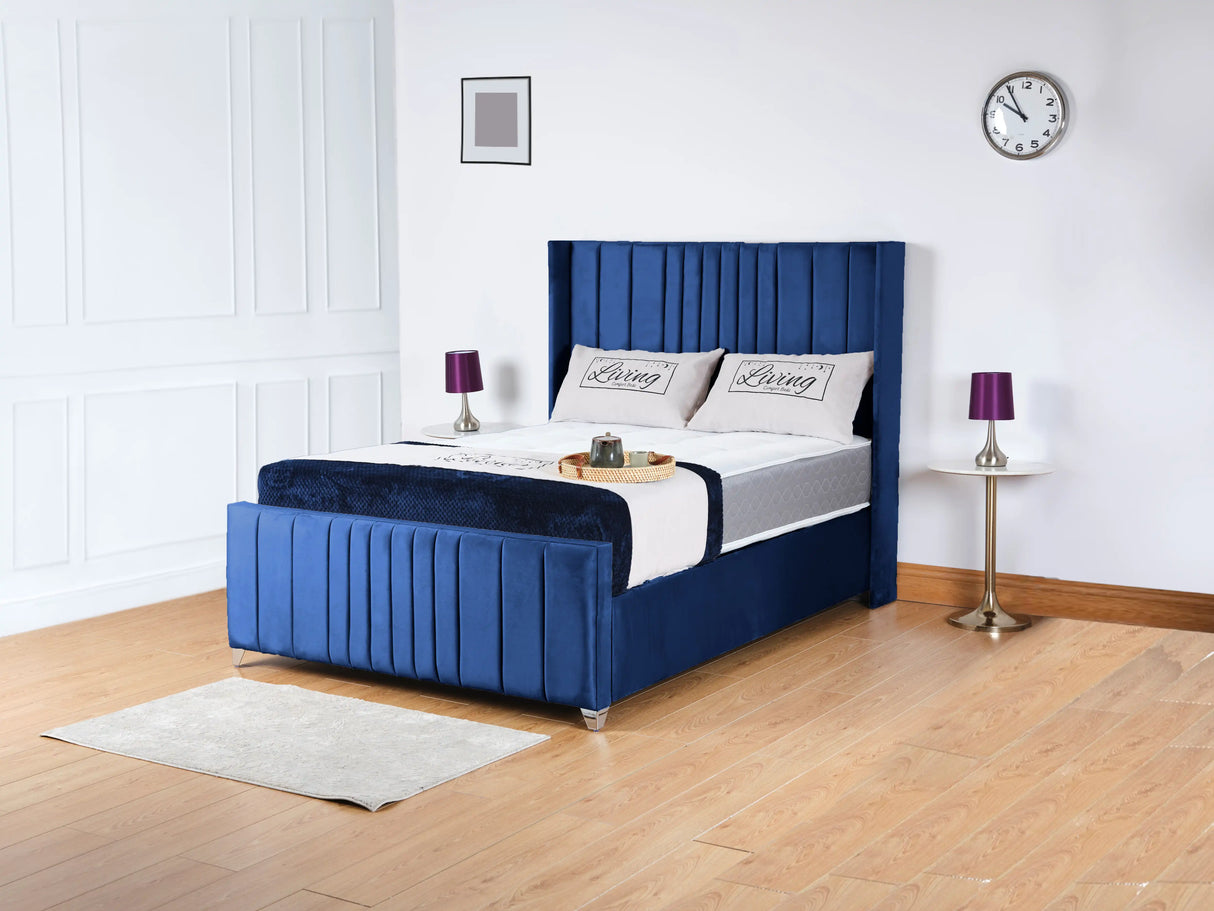Balmoral Wingback Upholstered Bed