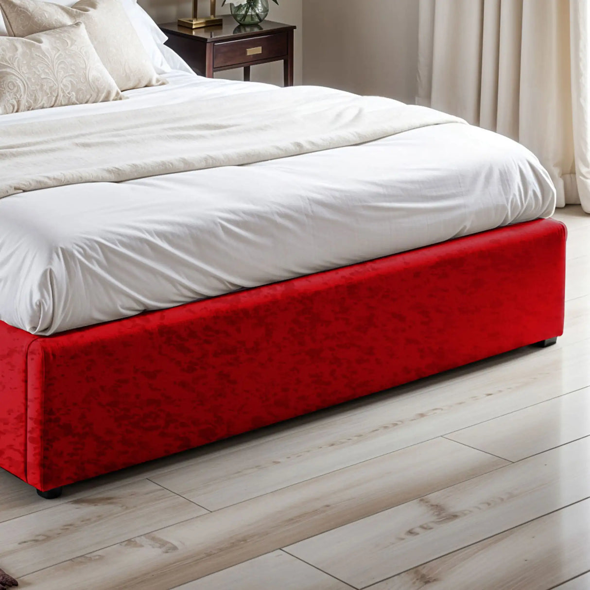 Barcelona Wingback Upholstered Bed