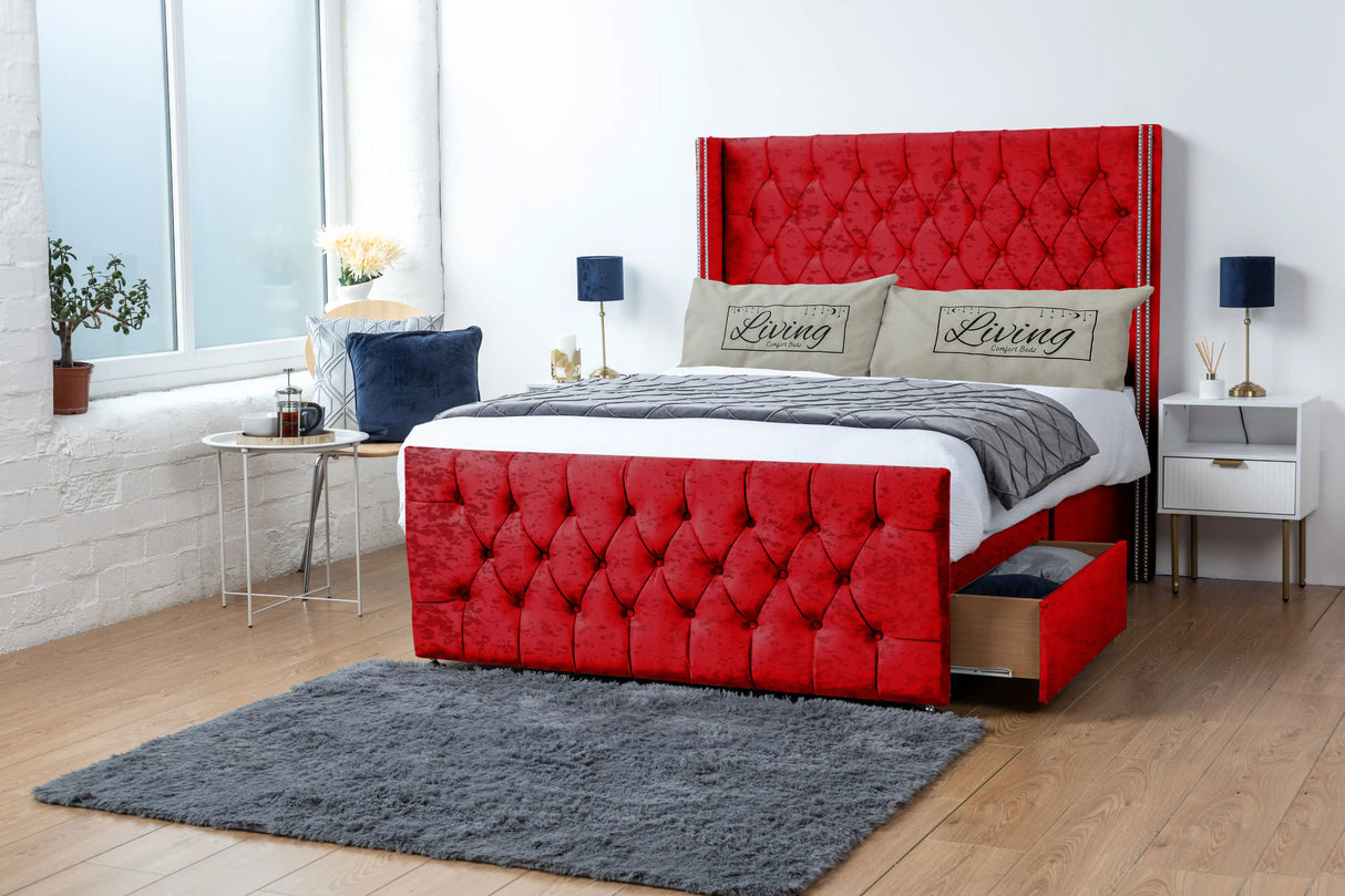 Emily Wingback Divan Bed