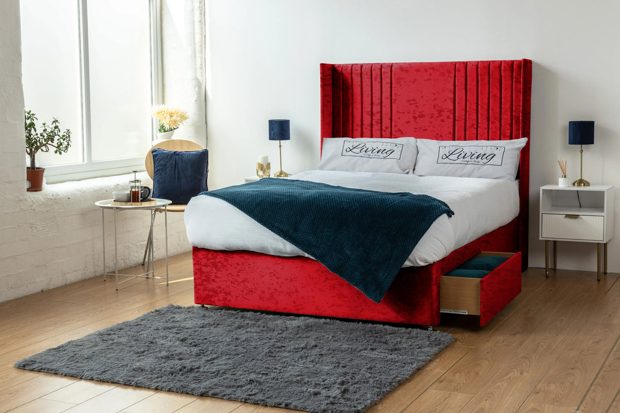 Skyline wingback Divan Bed
