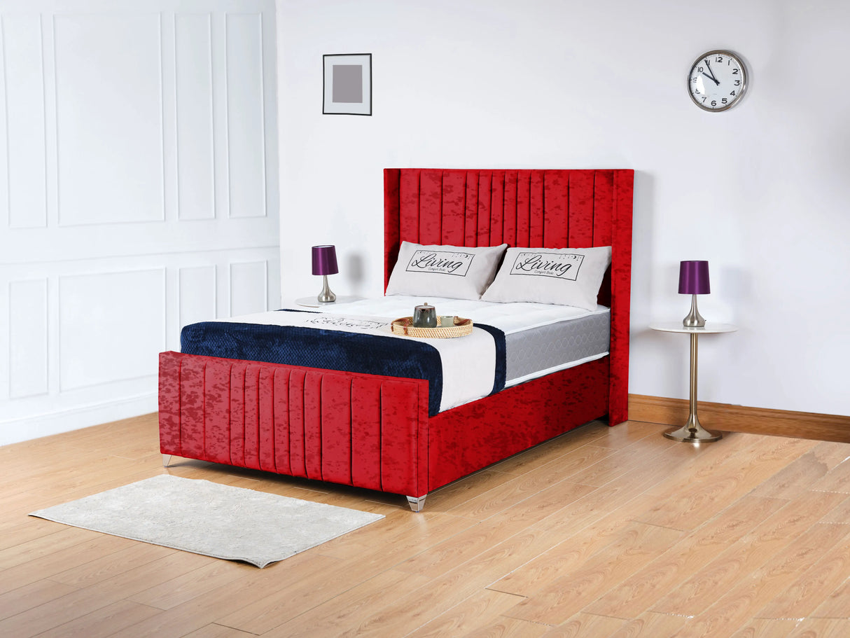 Balmoral Wingback Upholstered Bed