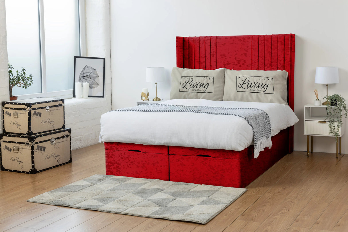 Luxor Wingback Ottoman