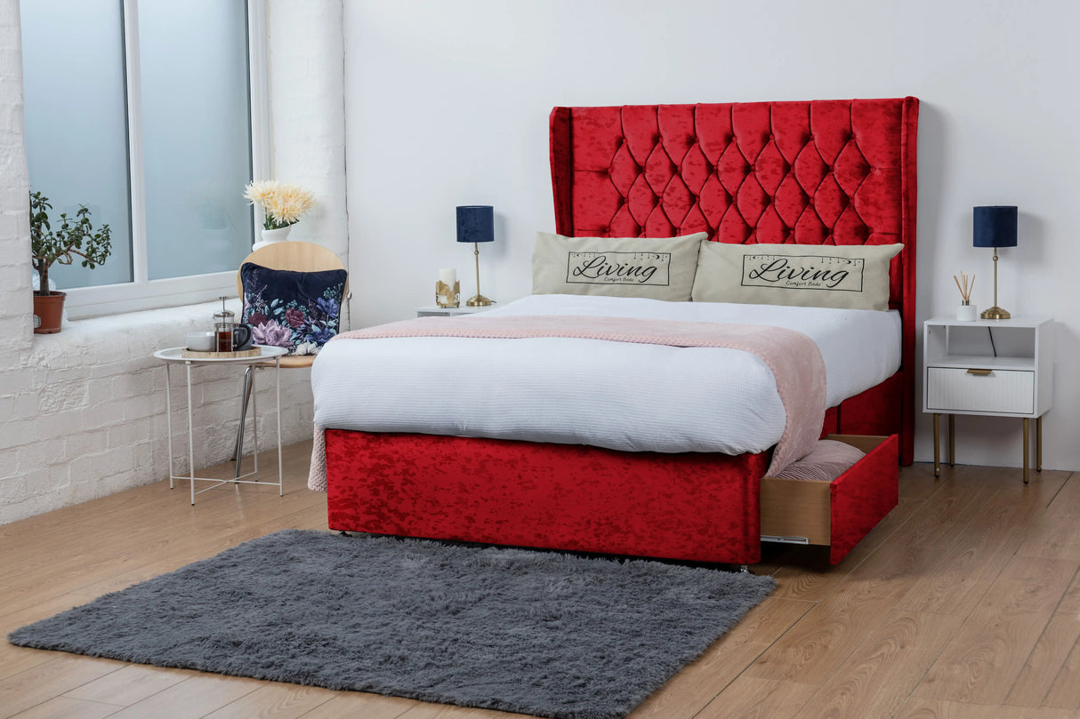 Mary Wingback Divan Bed