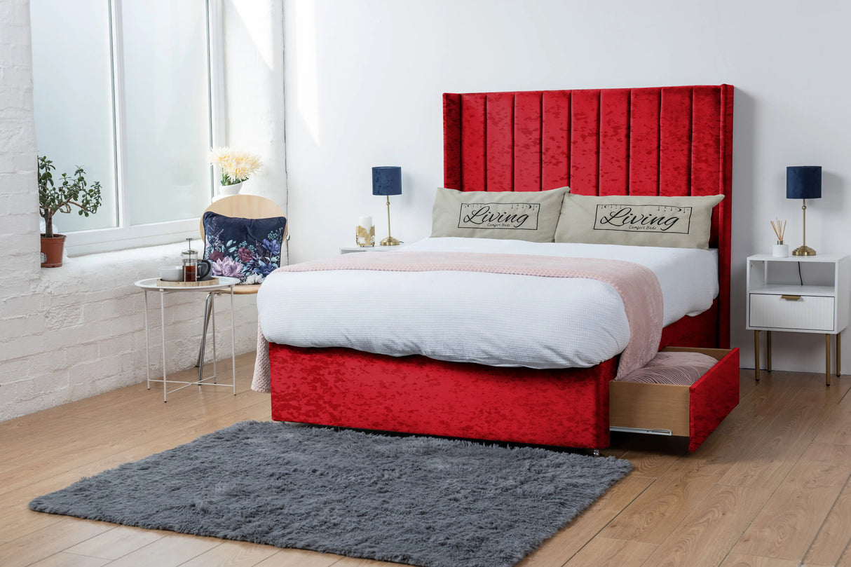 Bella Wingback Divan Bed