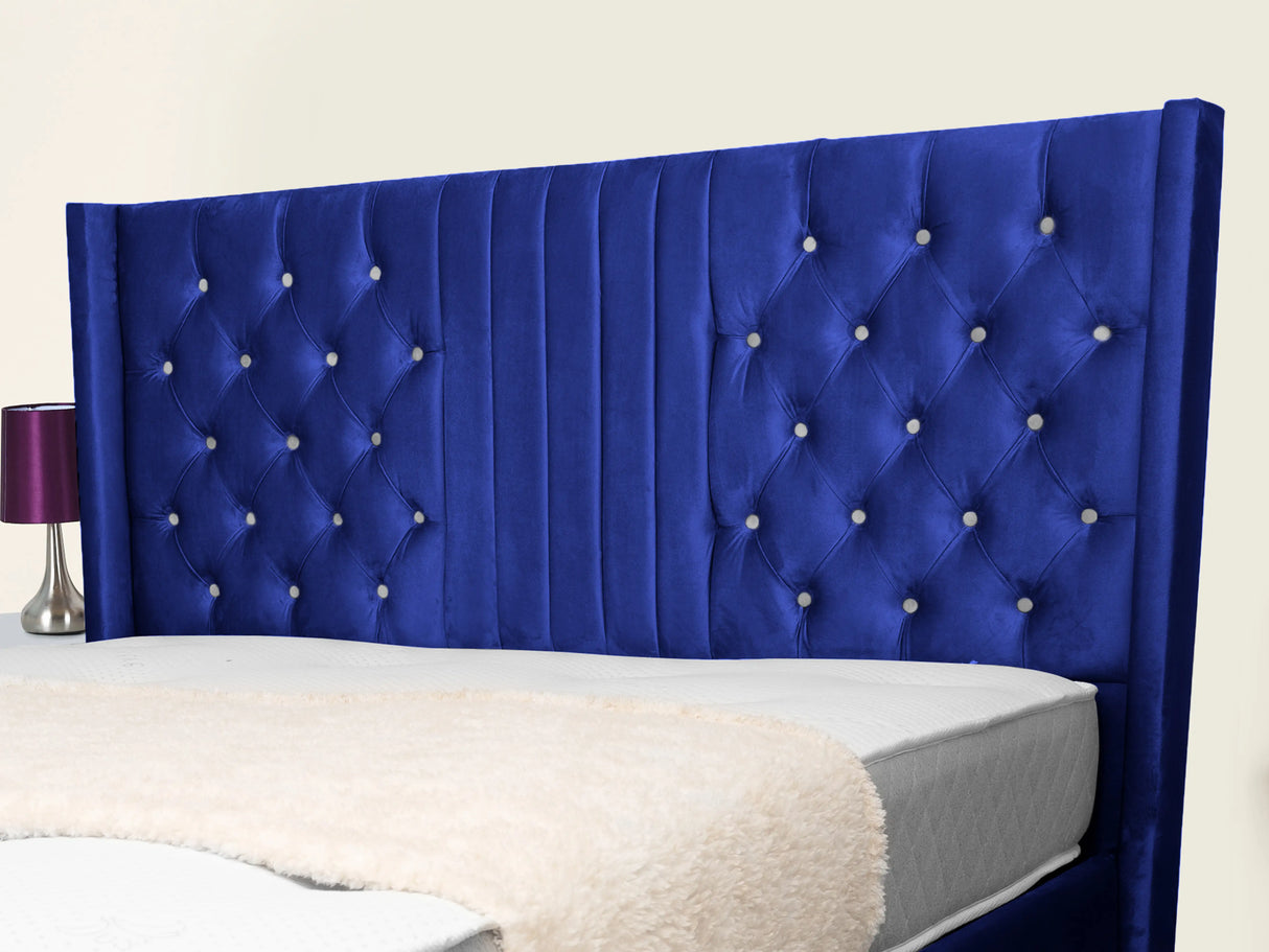 Middleton Wingback Upholstered Bed