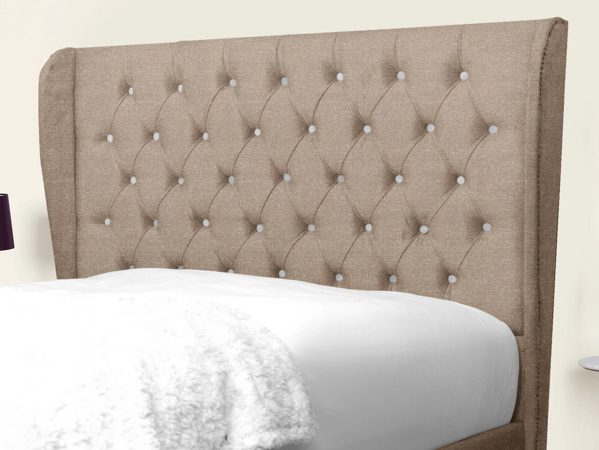 Cierra Wingback Upholstered Bed