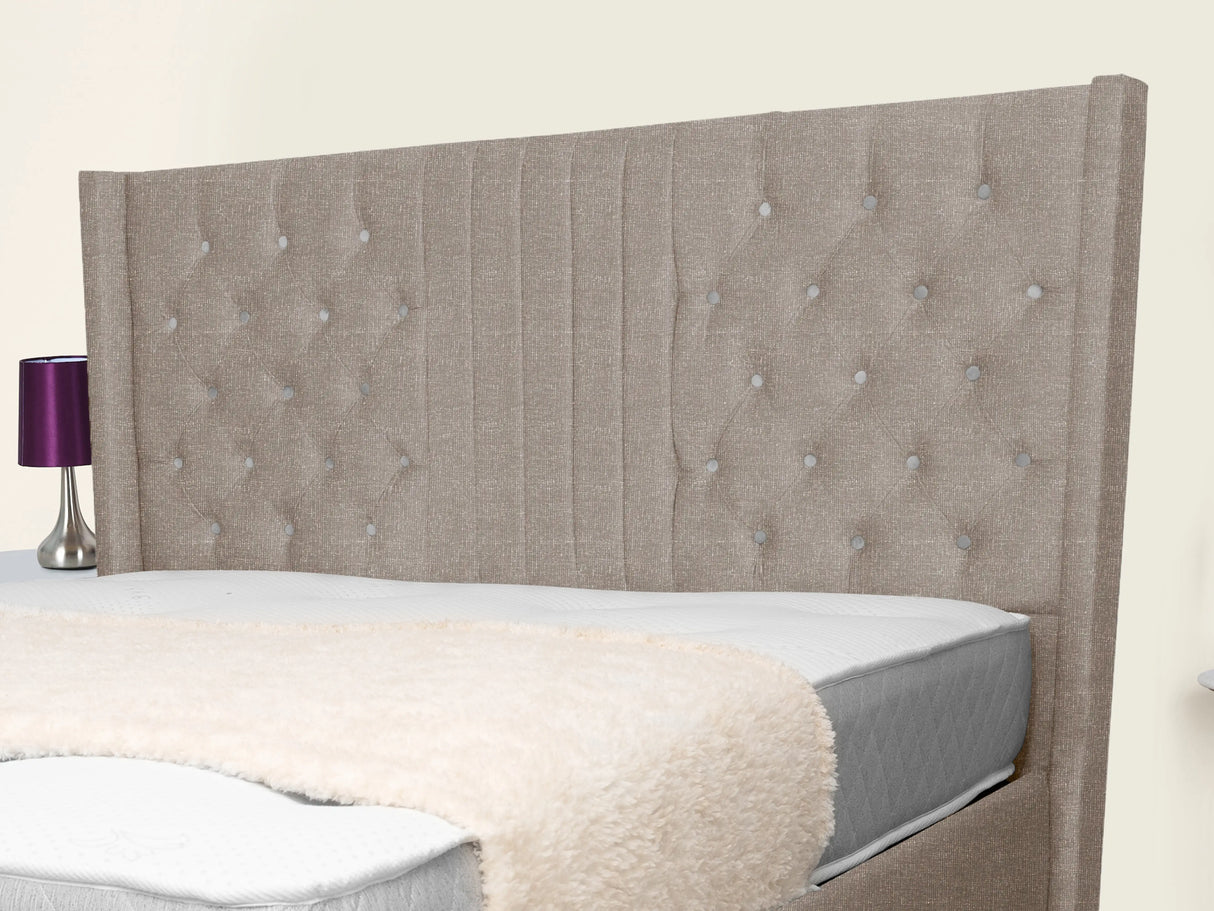 Middleton Wingback Upholstered Bed