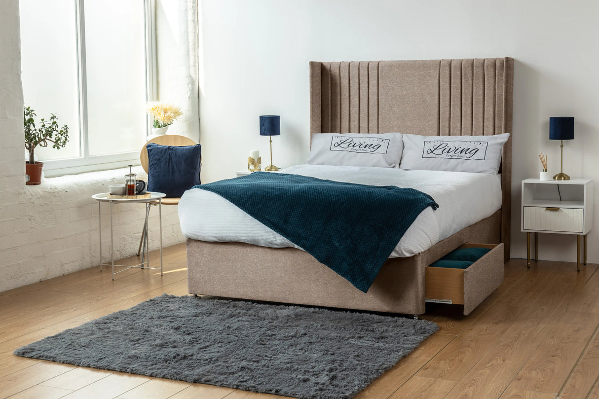 Skyline wingback Divan Bed