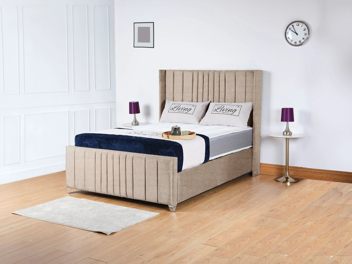 Balmoral Wingback Upholstered Bed