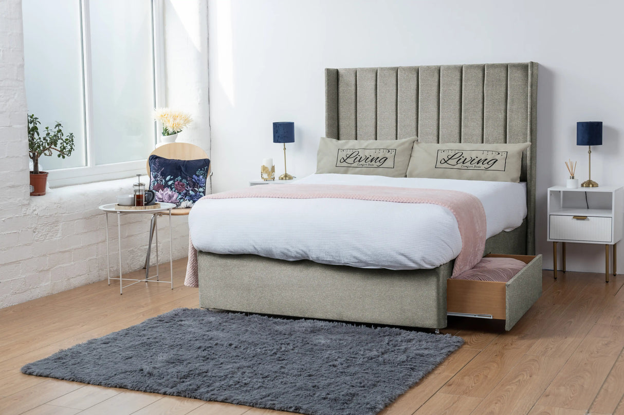 Bella Wingback Divan Bed