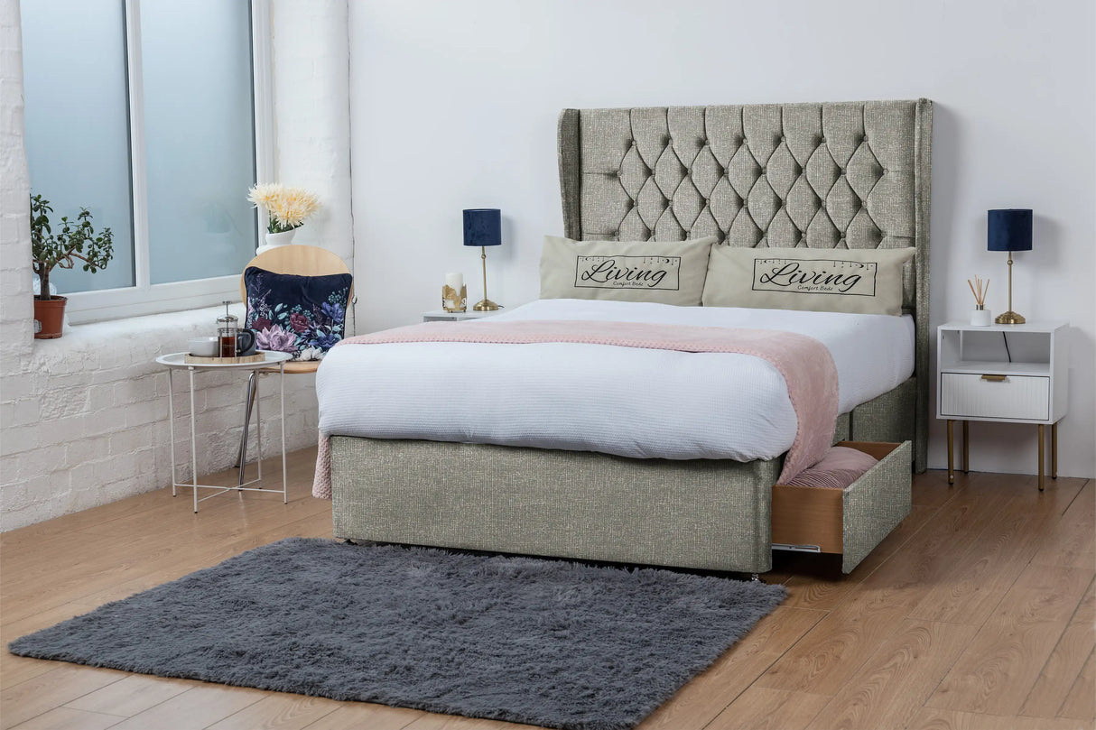 Mary Wingback Divan Bed