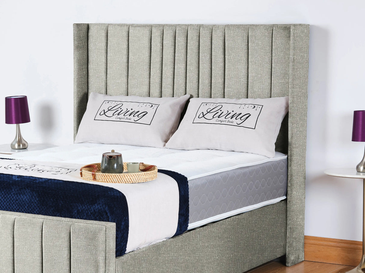 Balmoral Wingback Upholstered Bed