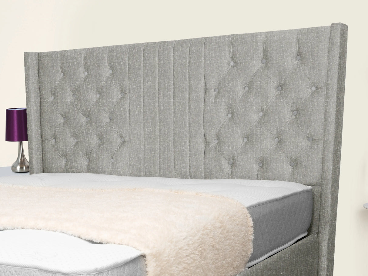 Middleton Wingback Upholstered Bed