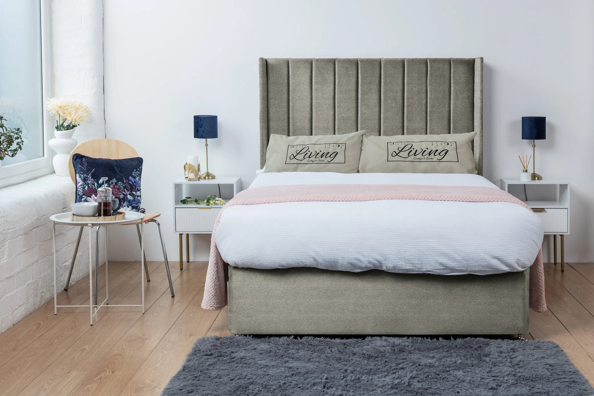 Bella Wingback Divan Bed