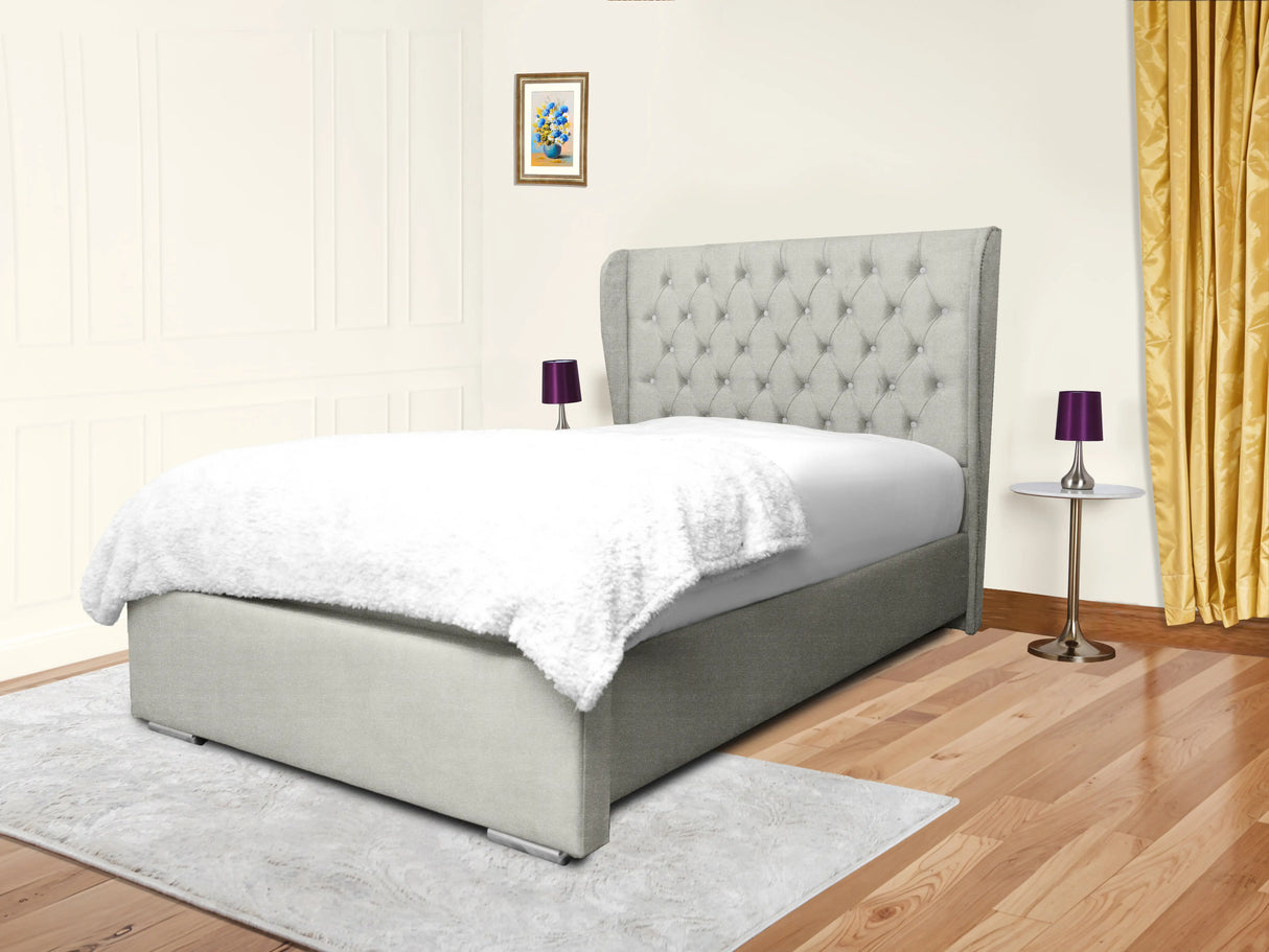 Cierra Wingback Upholstered Bed