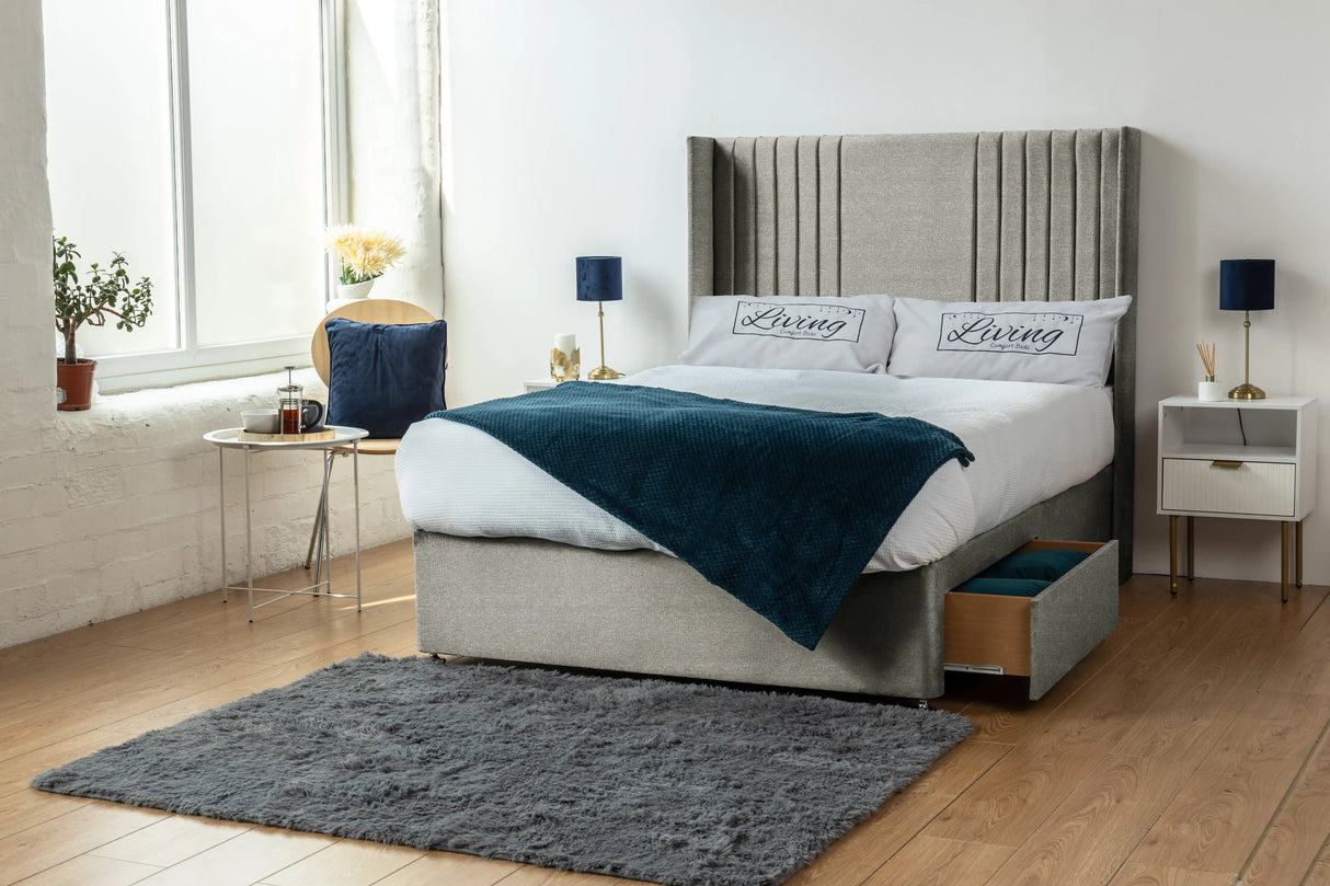 Skyline wingback Divan Bed