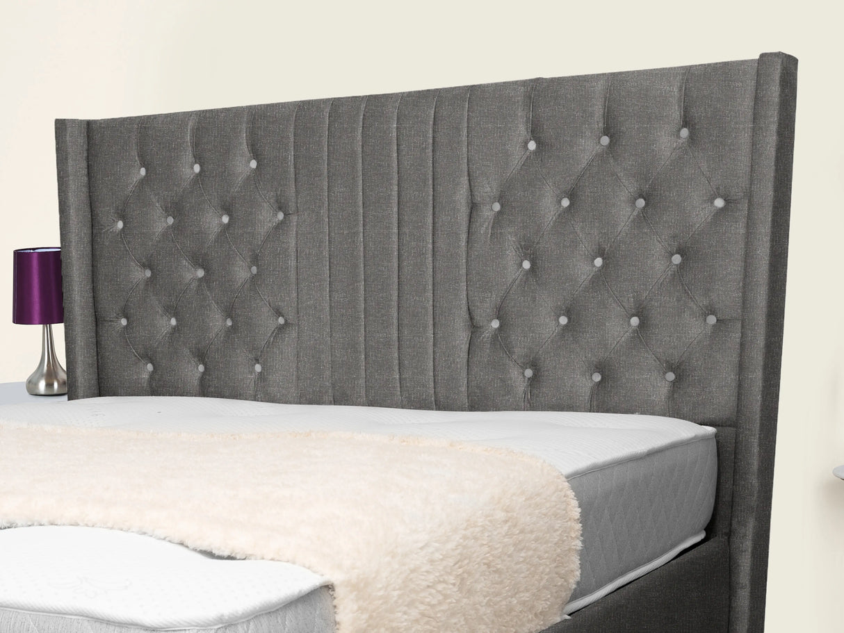 Middleton Wingback Upholstered Bed