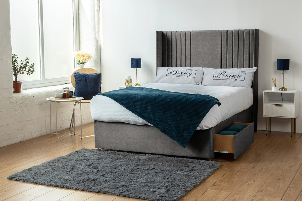 Skyline wingback Divan Bed