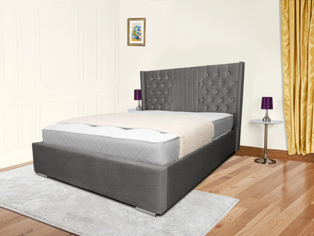 Middleton Wingback Upholstered Bed