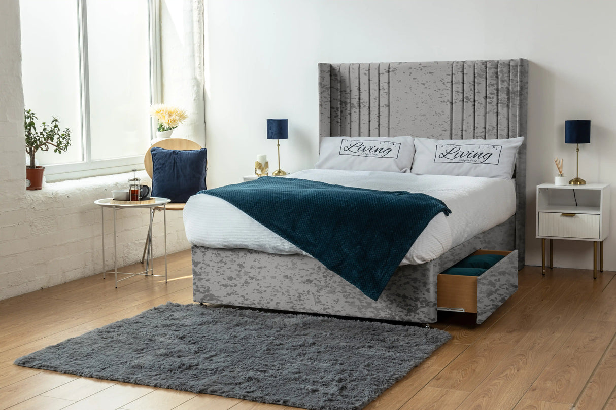Skyline wingback Divan Bed