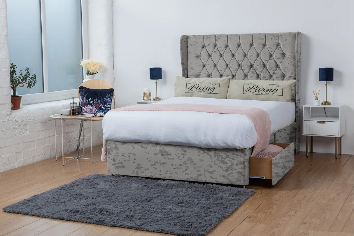 Mary Wingback Divan Bed