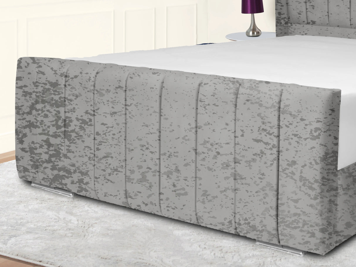 Sara Wingback Upholstered Bed