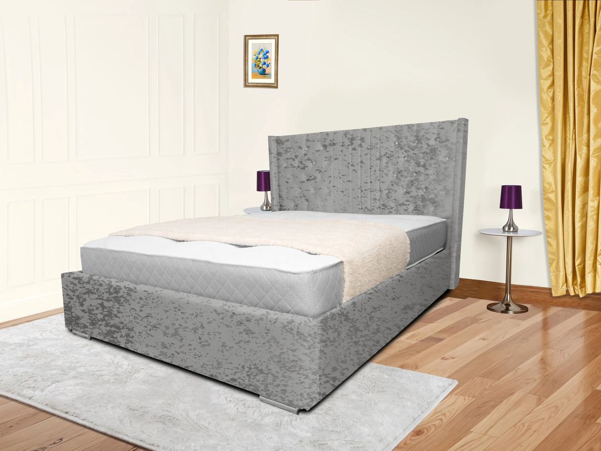 Middleton Wingback Upholstered Bed